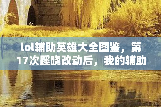 lol辅助英雄大全图鉴,第17次蹊跷改动后,我的辅助英雄后背发凉,谁在操控我的游戏人生? lol辅助英雄大全图鉴,第17次蹊跷改动后,我的辅助英雄后背发凉,谁在操控我的游戏人生?