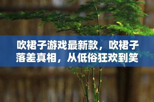 吹裙子游戏最新款,吹裙子落差真相,从低俗狂欢到笑着笑着哭了,这游戏竟藏着刀? 吹裙子游戏最新款,吹裙子落差真相,从低俗狂欢到笑着笑着哭了,这游戏竟藏着刀?