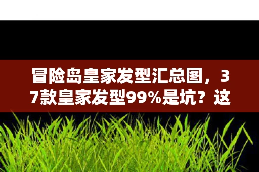 冒险岛皇家发型汇总图，37款皇家发型99%是坑？这猫腻操作让我氪到上头又心碎！