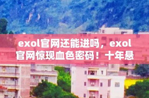 exol官网还能进吗，exol官网惊现血色密码！十年悬案未解，毛骨悚然真相竟藏于此？