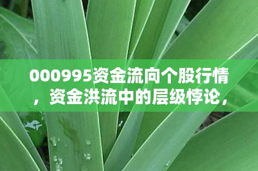 000995资金流向个股行情,资金洪流中的层级悖论,当自由意志撞上命运算法,你的选择是代码还是灵魂震颤? 000995资金流向个股行情,资金洪流中的层级悖论,当自由意志撞上命运算法,你的选择是代码还是灵魂震颤?