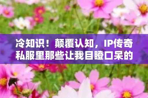 冷知识!颠覆认知,IP传奇私服里那些让我目瞪口呆的真相 冷知识!颠覆认知,IP传奇私服里那些让我目瞪口呆的真相