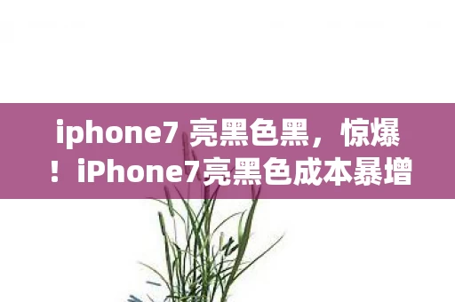 iphone7 亮黑色黑,惊爆!iPhone7亮黑色成本暴增3000万,背后隐情让人吓一跳! iphone7 亮黑色黑,惊爆!iPhone7亮黑色成本暴增3000万,背后隐情让人吓一跳!