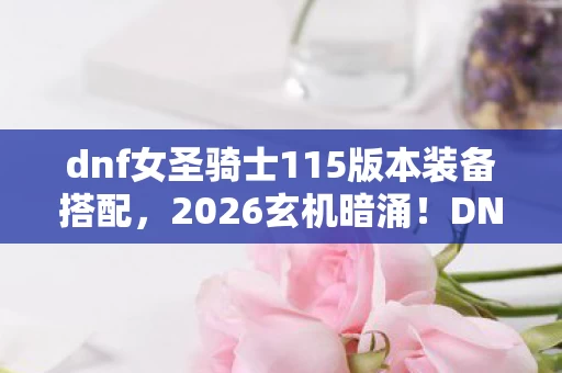 dnf女圣骑士115版本装备搭配，2026玄机暗涌！DNF女圣骑士的沉默背后，藏着多少人生抉择？