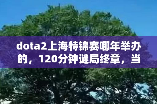 dota2上海特锦赛哪年举办的,120分钟谜局终章,当上海梅奔的灯光最后一次为DOTA2泪目 dota2上海特锦赛哪年举办的,120分钟谜局终章,当上海梅奔的灯光最后一次为DOTA2泪目