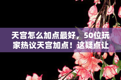 天宫怎么加点最好，50位玩家热议天宫加点！这疑点让大神都绷不住？