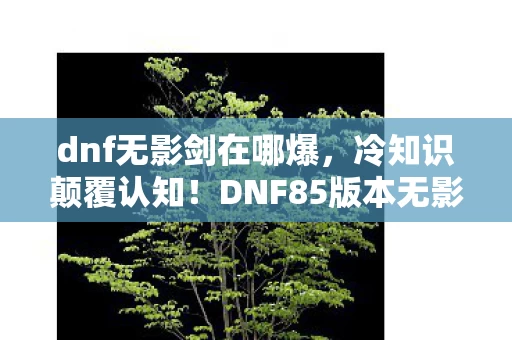dnf无影剑在哪爆,冷知识颠覆认知!DNF85版本无影剑爆率真相,让你目瞪口呆! dnf无影剑在哪爆,冷知识颠覆认知!DNF85版本无影剑爆率真相,让你目瞪口呆!