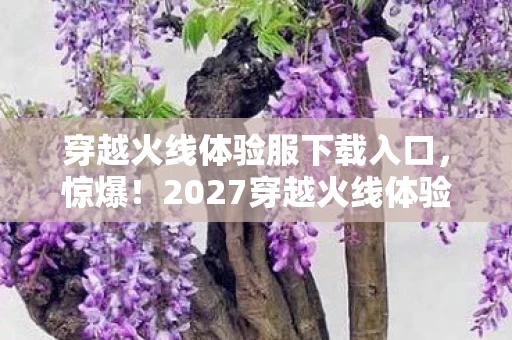 穿越火线体验服下载入口，惊爆！2027穿越火线体验服下载暗藏3大逆天福利？速戳！