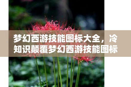 梦幻西游技能图标大全，冷知识颠覆梦幻西游技能图标暗藏玄机，这些设计让人目瞪口呆！