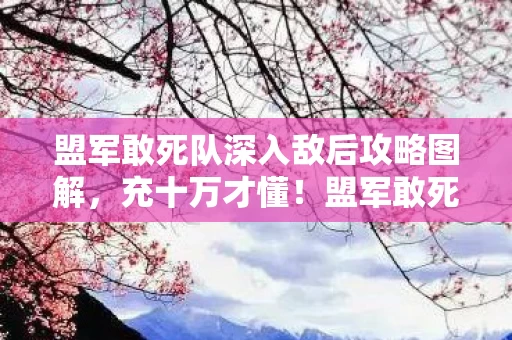 盟军敢死队深入敌后攻略图解,充十万才懂!盟军敢死队深入敌后竟是韭菜收割机,吓掉下巴! 盟军敢死队深入敌后攻略图解,充十万才懂!盟军敢死队深入敌后竟是韭菜收割机,吓掉下巴!