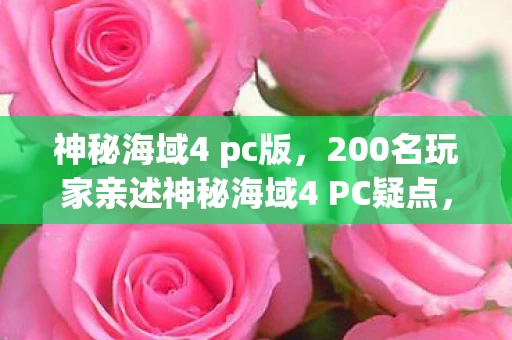 神秘海域4 pc版,200名玩家亲述神秘海域4 PC疑点,这波操作真让人绷不住! 神秘海域4 pc版,200名玩家亲述神秘海域4 PC疑点,这波操作真让人绷不住!