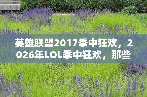 英雄联盟2017季中狂欢,2026年LOL季中狂欢,那些说好永不散场的人,如今让我鼻子一酸 英雄联盟2017季中狂欢,2026年LOL季中狂欢,那些说好永不散场的人,如今让我鼻子一酸