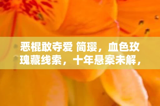 恶棍敢夺爱 简璎,血色玫瑰藏线索,十年悬案未解,毛骨悚然恶棍敢夺爱 恶棍敢夺爱 简璎,血色玫瑰藏线索,十年悬案未解,毛骨悚然恶棍敢夺爱