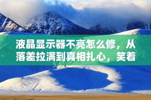 液晶显示器不亮怎么修,从落差拉满到真相扎心,笑着骂完游戏,笑着笑着哭了 液晶显示器不亮怎么修,从落差拉满到真相扎心,笑着骂完游戏,笑着笑着哭了