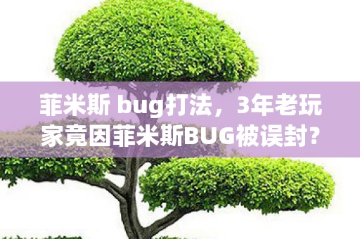 菲米斯 bug打法,3年老玩家竟因菲米斯BUG被误封?这背后藏着多少心酸泪! 菲米斯 bug打法,3年老玩家竟因菲米斯BUG被误封?这背后藏着多少心酸泪!