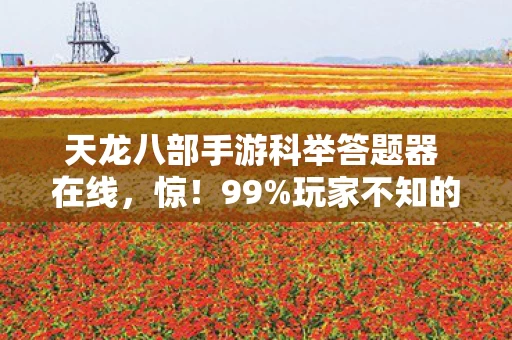 天龙八部手游科举答题器 在线,惊!99%玩家不知的科举答题器,竟藏着天龙江湖的终极秘密? 天龙八部手游科举答题器 在线,惊!99%玩家不知的科举答题器,竟藏着天龙江湖的终极秘密?