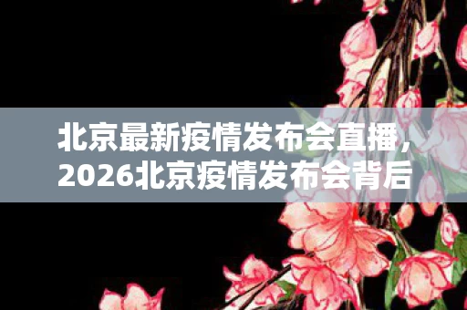 北京最新疫情发布会直播,2026北京疫情发布会背后,那些游戏里的别走让我鼻子一酸 北京最新疫情发布会直播,2026北京疫情发布会背后,那些游戏里的别走让我鼻子一酸