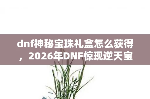 dnf神秘宝珠礼盒怎么获得,2026年DNF惊现逆天宝珠礼盒!开盒瞬间玩家集体沸腾,内藏何物? dnf神秘宝珠礼盒怎么获得,2026年DNF惊现逆天宝珠礼盒!开盒瞬间玩家集体沸腾,内藏何物?