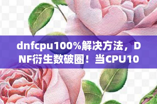 dnfcpu100%解决方法,DNF衍生数破圈!当CPU100%撞上空钱包,这波操作意想不到! dnfcpu100%解决方法,DNF衍生数破圈!当CPU100%撞上空钱包,这波操作意想不到!
