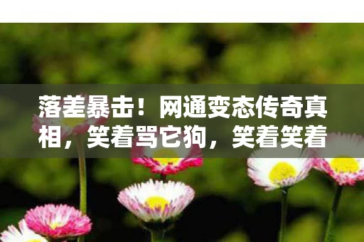落差暴击！网通变态传奇真相，笑着骂它狗，笑着笑着就哭了