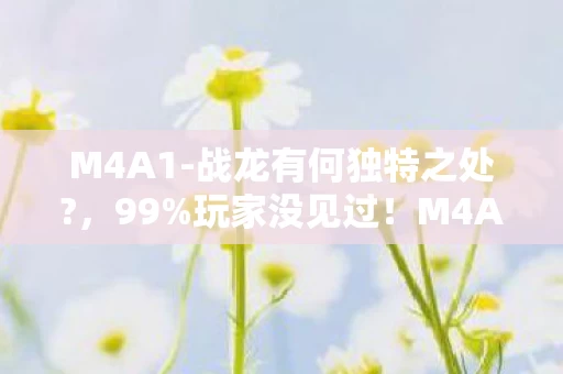 M4A1-战龙有何独特之处?,99%玩家没见过!M4A1-战龙隐藏属性竟让胜率飙升300%? M4A1-战龙有何独特之处?,99%玩家没见过!M4A1-战龙隐藏属性竟让胜率飙升300%?