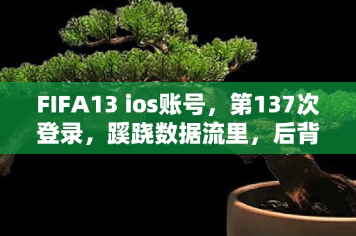FIFA13 ios账号,第137次登录,蹊跷数据流里,后背发凉的十年逃亡 FIFA13 ios账号,第137次登录,蹊跷数据流里,后背发凉的十年逃亡