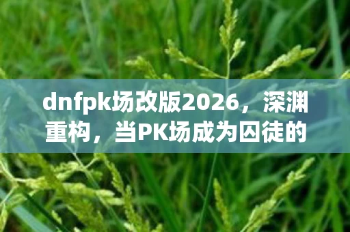 dnfpk场改版2026,深渊重构,当PK场成为囚徒的自由悖论,你的选择早已被存在主义审判 dnfpk场改版2026,深渊重构,当PK场成为囚徒的自由悖论,你的选择早已被存在主义审判