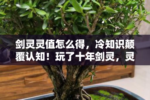剑灵灵值怎么得，冷知识颠覆认知！玩了十年剑灵，灵值获取竟让我目瞪口呆！