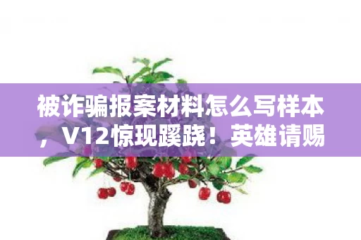 被诈骗报案材料怎么写样本,V12惊现蹊跷!英雄请赐教,从狂欢到释怀的版本史诗 被诈骗报案材料怎么写样本,V12惊现蹊跷!英雄请赐教,从狂欢到释怀的版本史诗