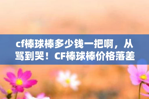 cf棒球棒多少钱一把啊,从骂到哭!CF棒球棒价格落差真相,笑着笑着,心却凉了半截 cf棒球棒多少钱一把啊,从骂到哭!CF棒球棒价格落差真相,笑着笑着,心却凉了半截