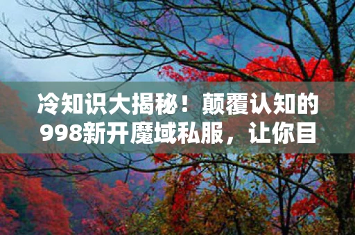冷知识大揭秘！颠覆认知的998新开魔域私服，让你目瞪口呆！