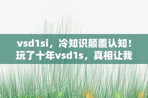 vsd1si，冷知识颠覆认知！玩了十年vsd1s，真相让我目瞪口呆