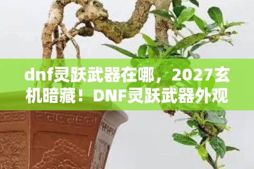dnf灵跃武器在哪,2027玄机暗藏!DNF灵跃武器外观沉默揭秘,这游戏给了我什么? dnf灵跃武器在哪,2027玄机暗藏!DNF灵跃武器外观沉默揭秘,这游戏给了我什么?