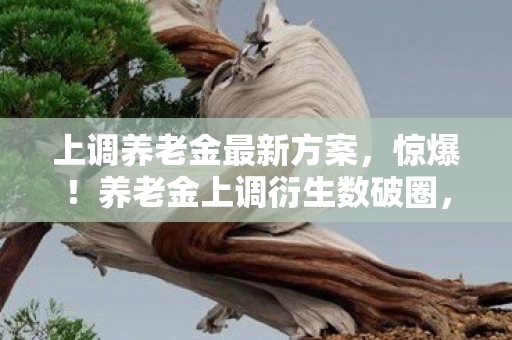 上调养老金最新方案，惊爆！养老金上调衍生数破圈，游戏周边竟成败家新战场！