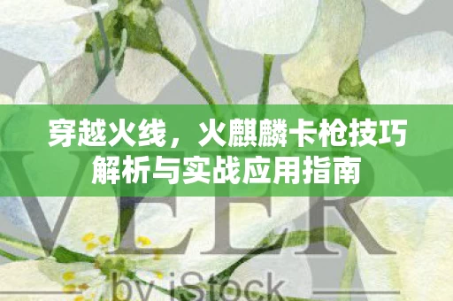 火麒麟卡枪技巧解析与实战应用指南图片