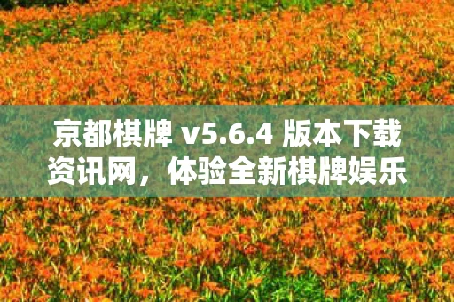 体验全新棋牌娱乐之旅图片