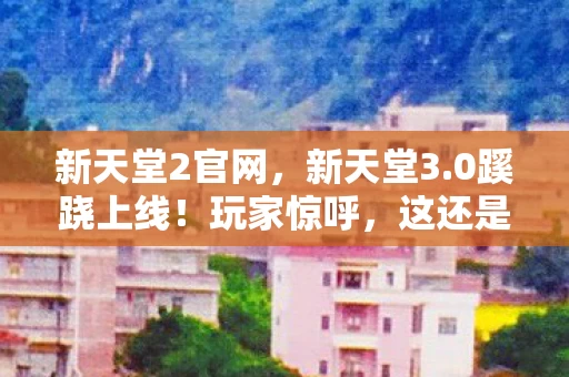 新天堂2官网，新天堂3.0蹊跷上线！玩家惊呼，这还是我追了十年的游戏吗？