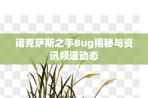 诺克萨斯之手Bug揭秘与资讯频道动态图片
