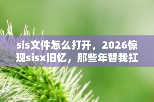 sis文件怎么打开,2026惊现sisx旧忆,那些年替我扛BOSS的人,让我鼻子一酸 sis文件怎么打开,2026惊现sisx旧忆,那些年替我扛BOSS的人,让我鼻子一酸