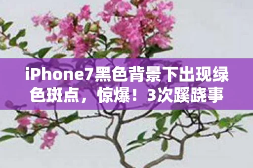 iPhone7黑色背景下出现绿色斑点,惊爆!3次蹊跷事件背后,iPhone7黑色竟藏着让人后背发凉的秘密 iPhone7黑色背景下出现绿色斑点,惊爆!3次蹊跷事件背后,iPhone7黑色竟藏着让人后背发凉的秘密