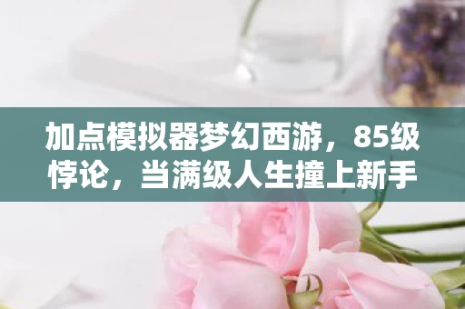 加点模拟器梦幻西游,85级悖论,当满级人生撞上新手村的灵魂震颤 加点模拟器梦幻西游,85级悖论,当满级人生撞上新手村的灵魂震颤
