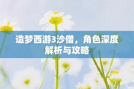 角色深度解析与攻略图片