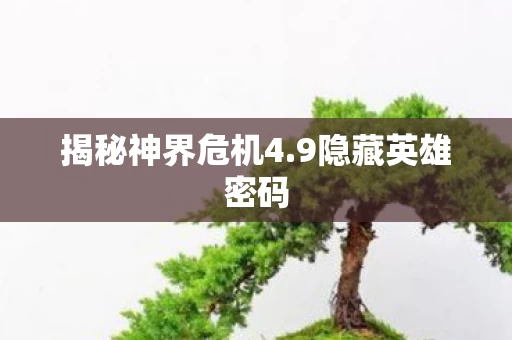 揭秘神界危机4图片