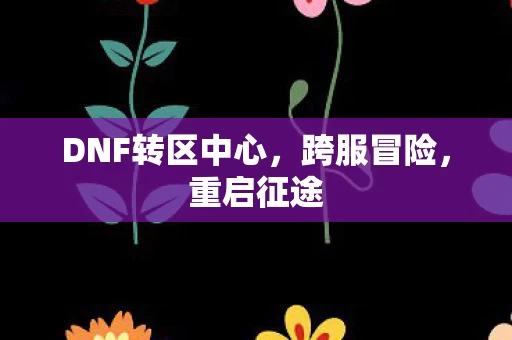 DNF转区中心图片