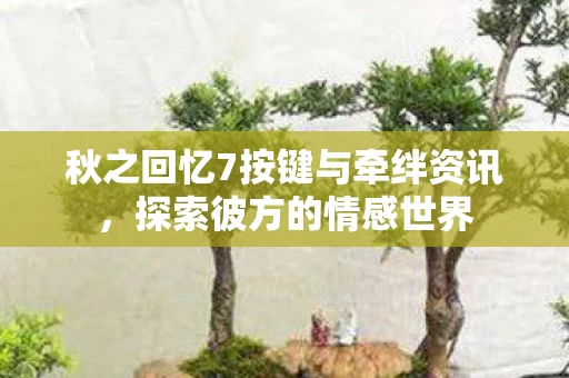 秋之回忆7按键与牵绊资讯,探索彼方的情感世界 秋之回忆7按键与牵绊资讯,探索彼方的情感世界