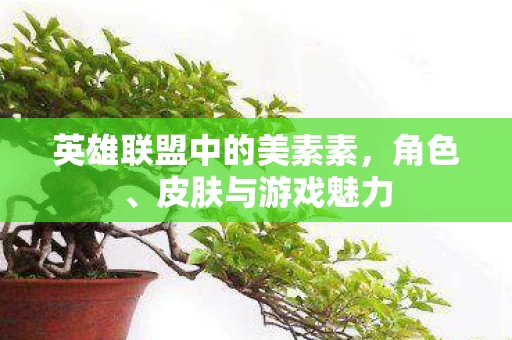 英雄联盟中的美素素图片