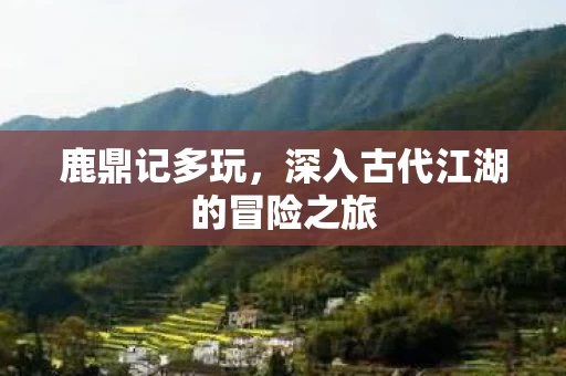 深入古代江湖的冒险之旅图片