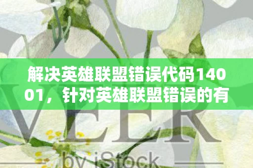 解决英雄联盟错误代码14001图片