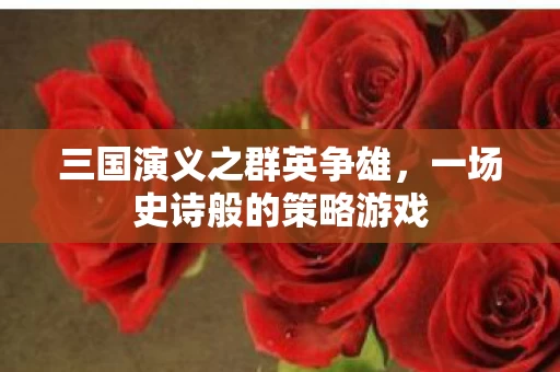 一场史诗般的策略游戏图片
