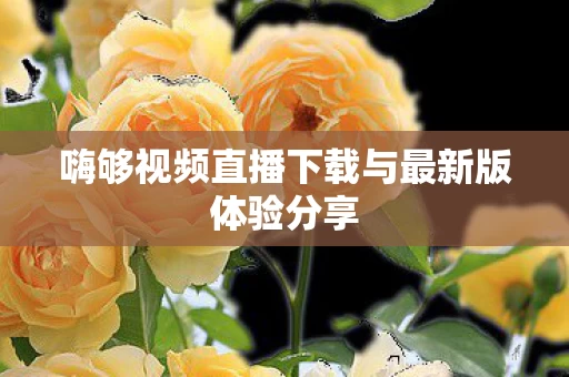 嗨够视频直播下载与最新版体验分享图片